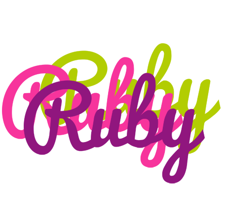 Ruby flowers logo