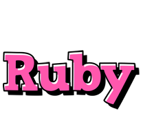 Ruby girlish logo