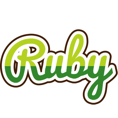 Ruby golfing logo