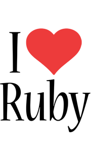 Ruby i-love logo