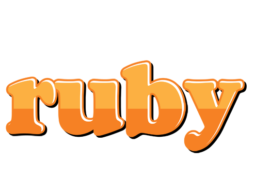 Ruby orange logo