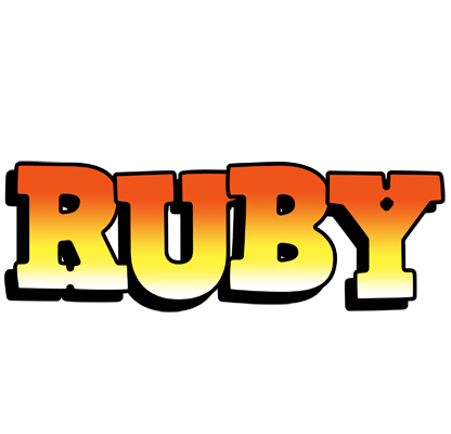 Ruby sunset logo