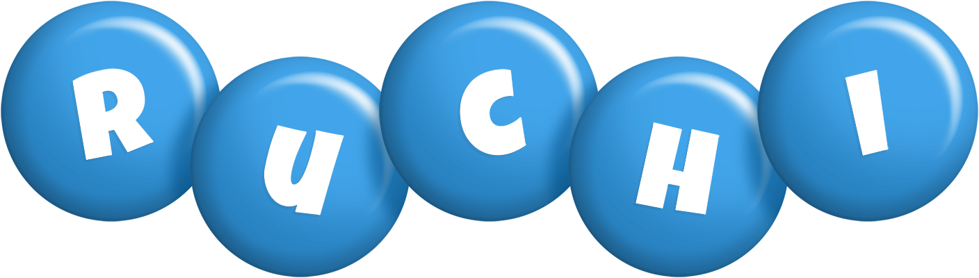 Ruchi candy-blue logo