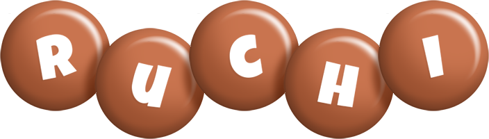 Ruchi candy-brown logo