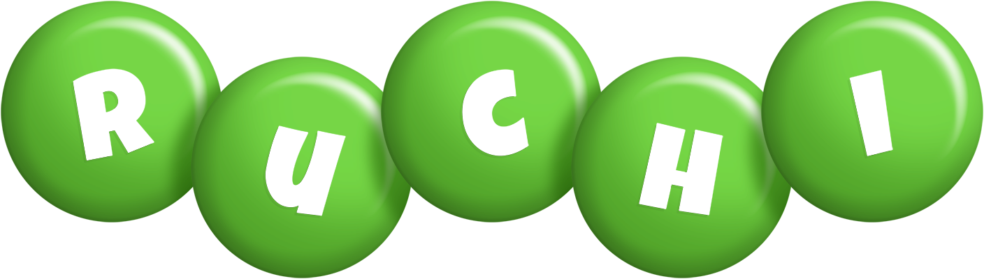 Ruchi candy-green logo