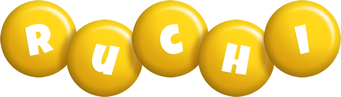 Ruchi candy-yellow logo