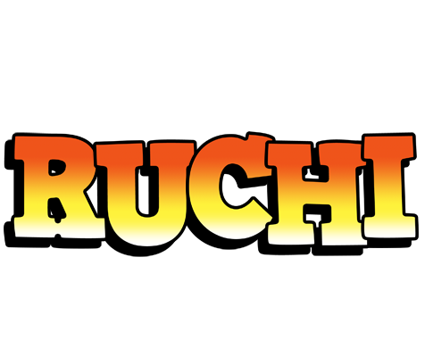 Ruchi sunset logo