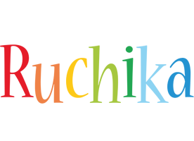 Ruchika birthday logo