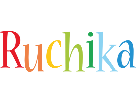 Ruchika birthday logo