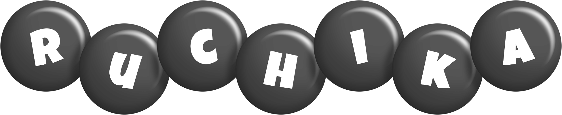 Ruchika candy-black logo