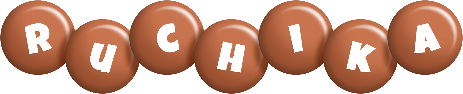 Ruchika candy-brown logo
