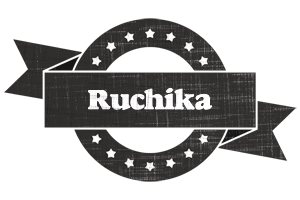 Ruchika grunge logo