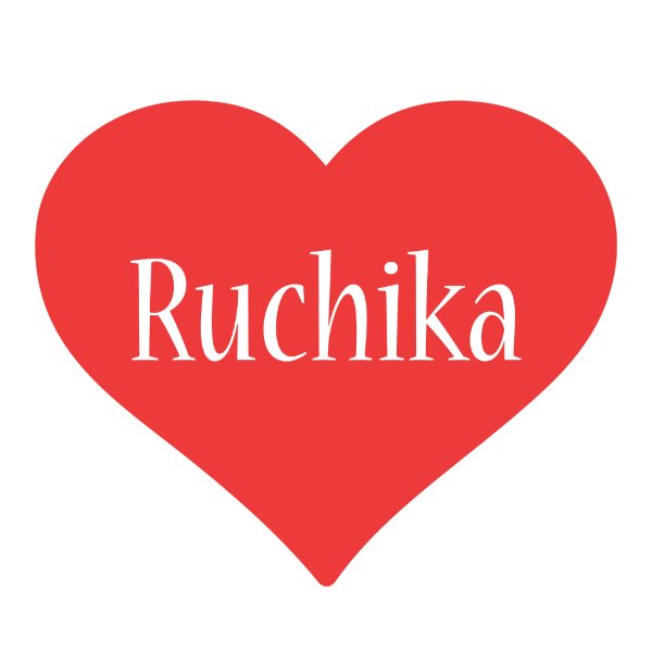 Ruchika love logo