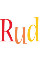 Rud birthday logo