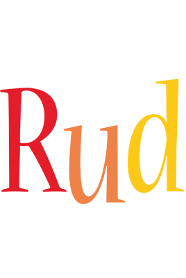 Rud birthday logo