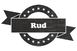 Rud grunge logo