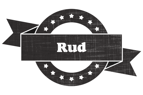 Rud grunge logo