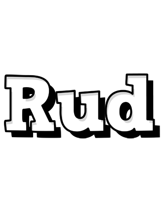 Rud snowing logo