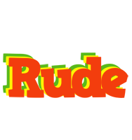 Rude bbq logo