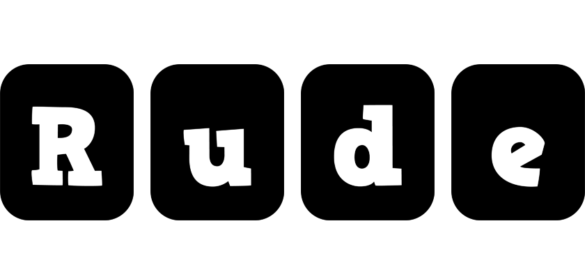Rude box logo