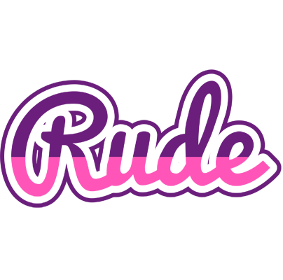 Rude cheerful logo