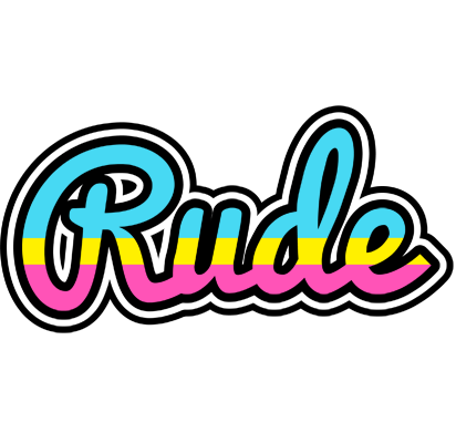 Rude circus logo