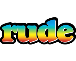 Rude color logo
