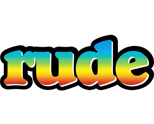 Rude color logo