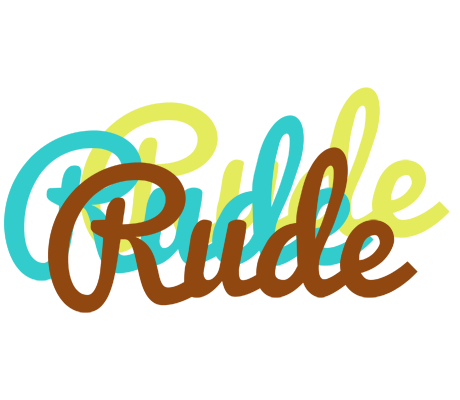 Rude cupcake logo