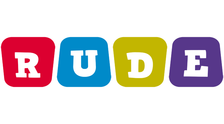 Rude daycare logo