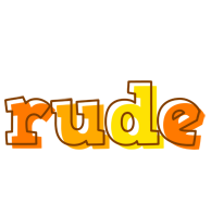 Rude desert logo