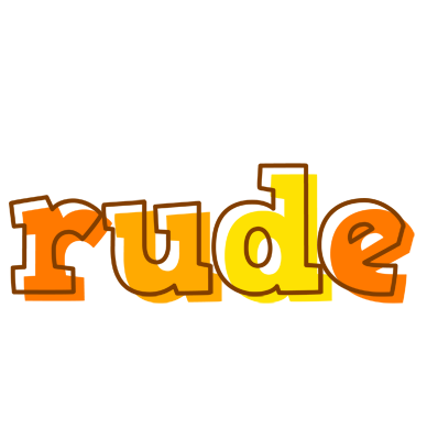 Rude desert logo