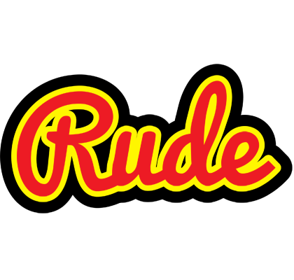 Rude fireman logo