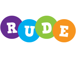 Rude happy logo