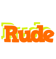 Rude healthy logo
