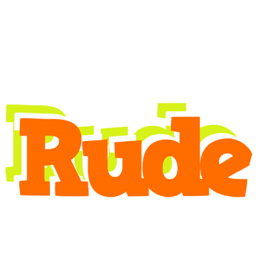 Rude healthy logo