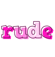 Rude hello logo