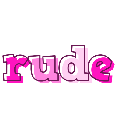 Rude hello logo