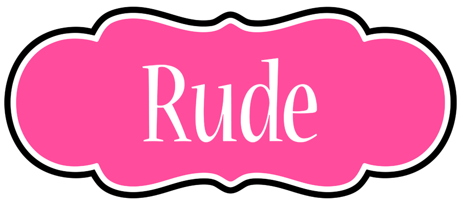 Rude invitation logo