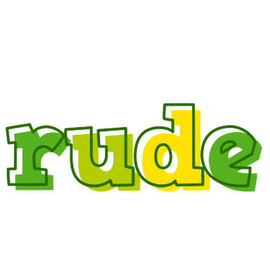 Rude juice logo