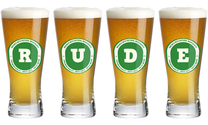 Rude lager logo