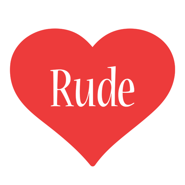 Rude love logo