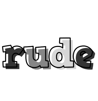 Rude night logo