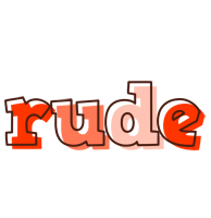 Rude paint logo