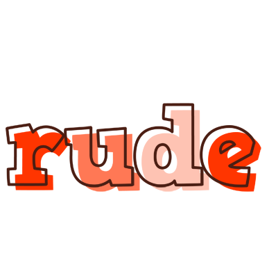Rude paint logo