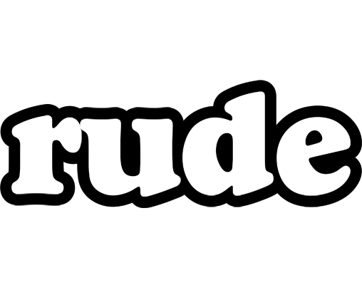 Rude panda logo