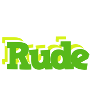 Rude picnic logo