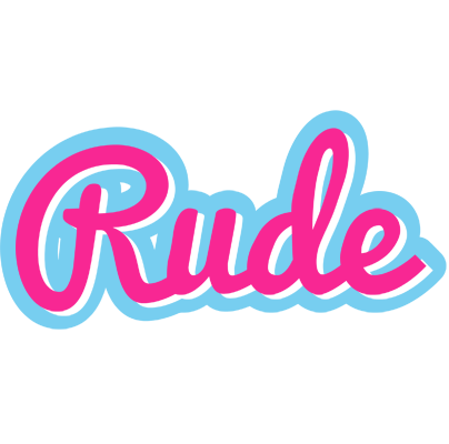Rude popstar logo