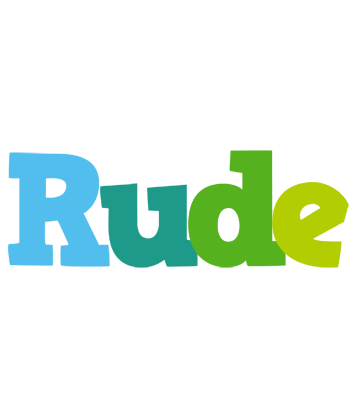 Rude rainbows logo