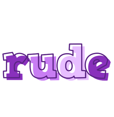 Rude sensual logo